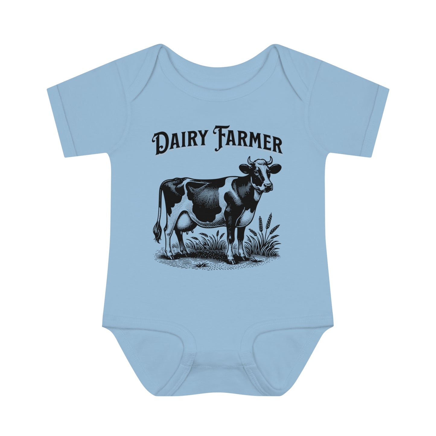 Dairy Farmer, Baby Rib Bodysuit