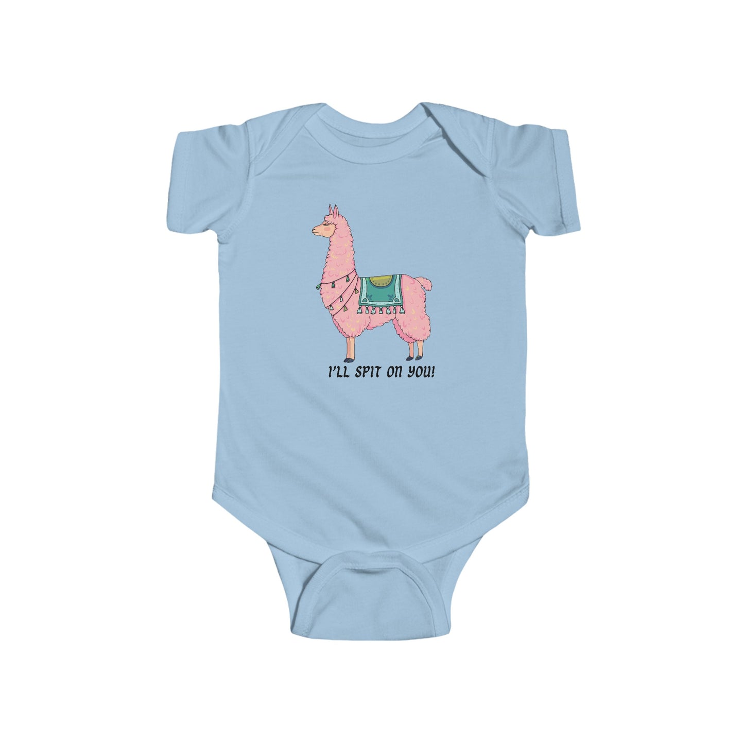 Llama, I'll Spit on You, Infant Fine Jersey Bodysuit