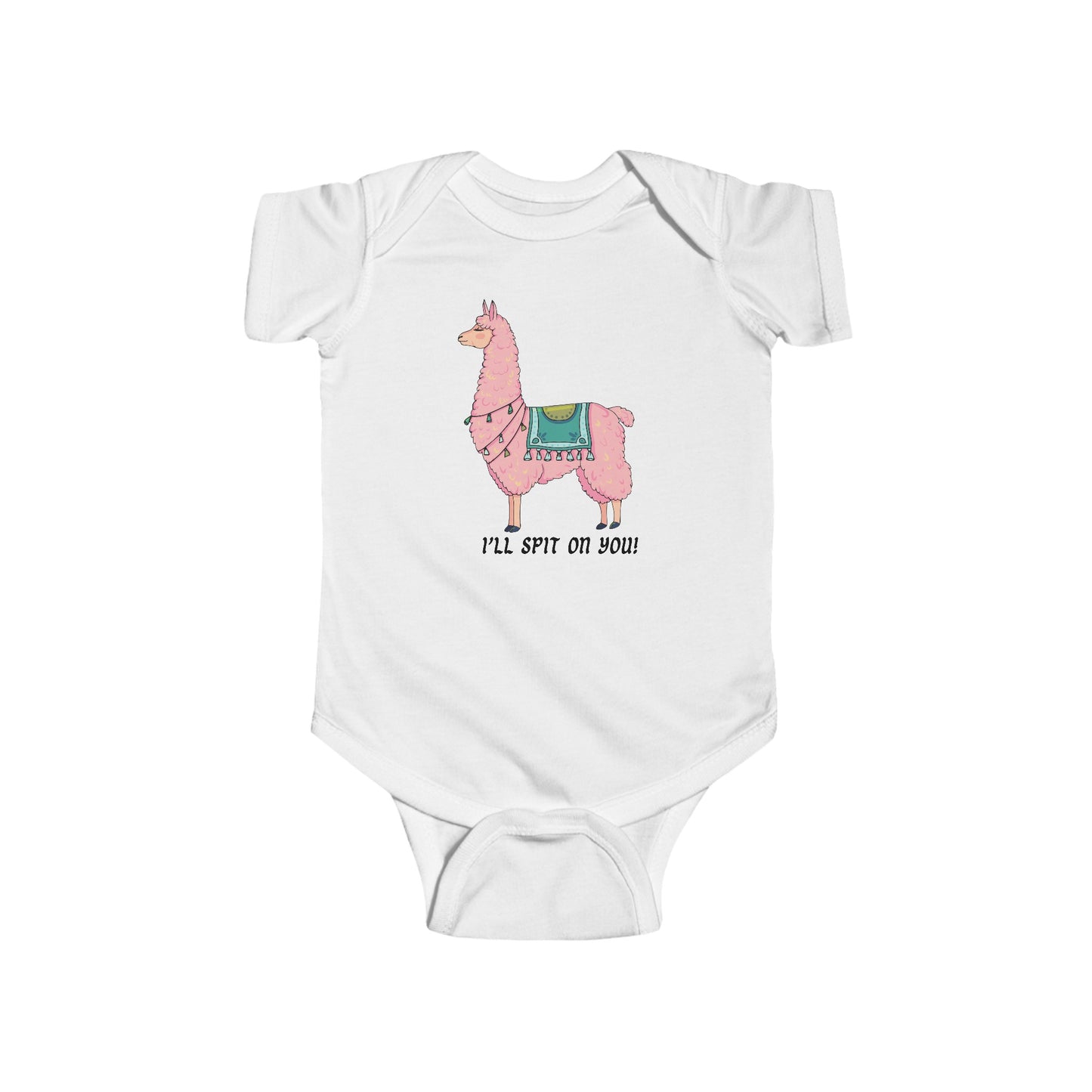 Llama, I'll Spit on You, Infant Fine Jersey Bodysuit