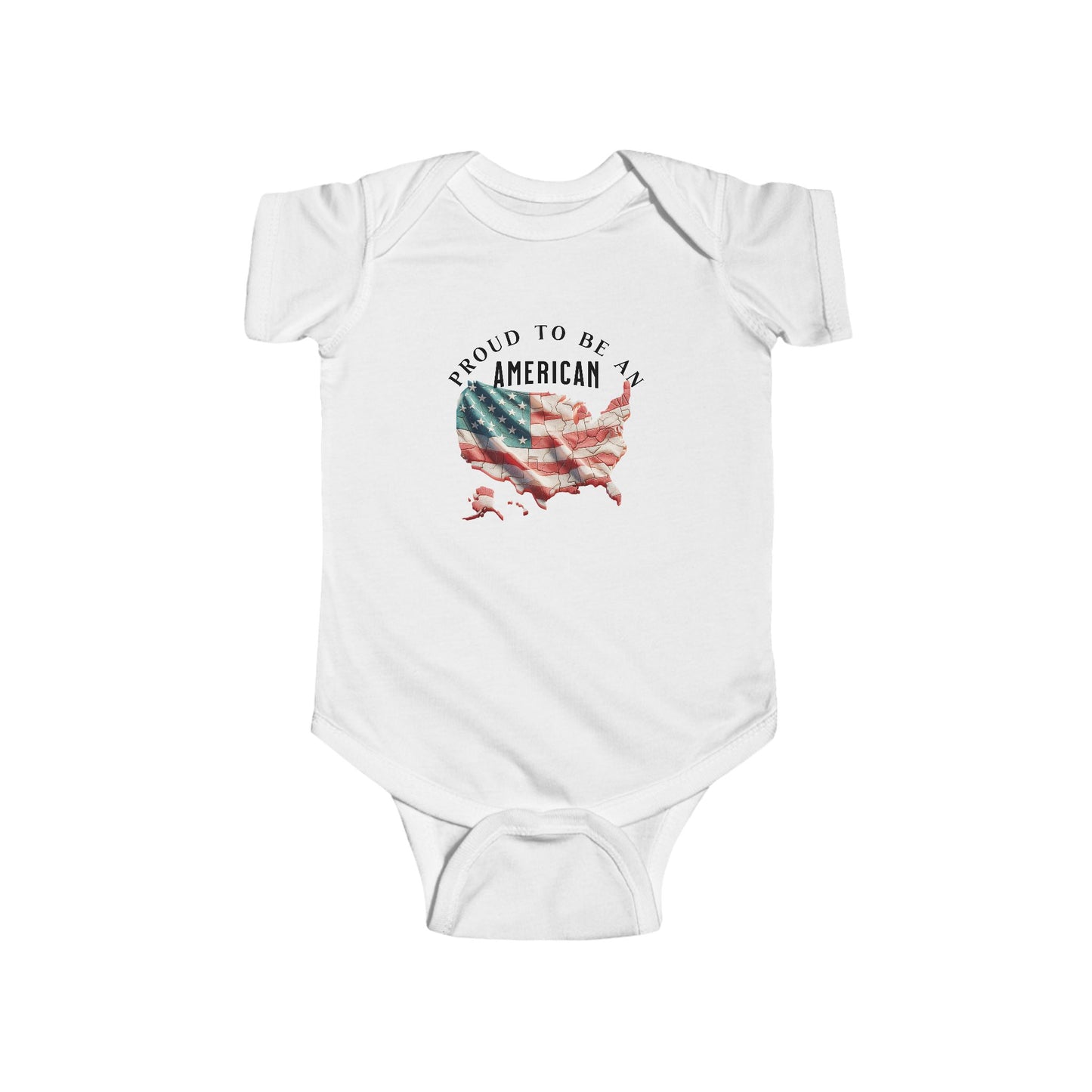 Proud to be an American Baby Fine Jersey Bodysuit