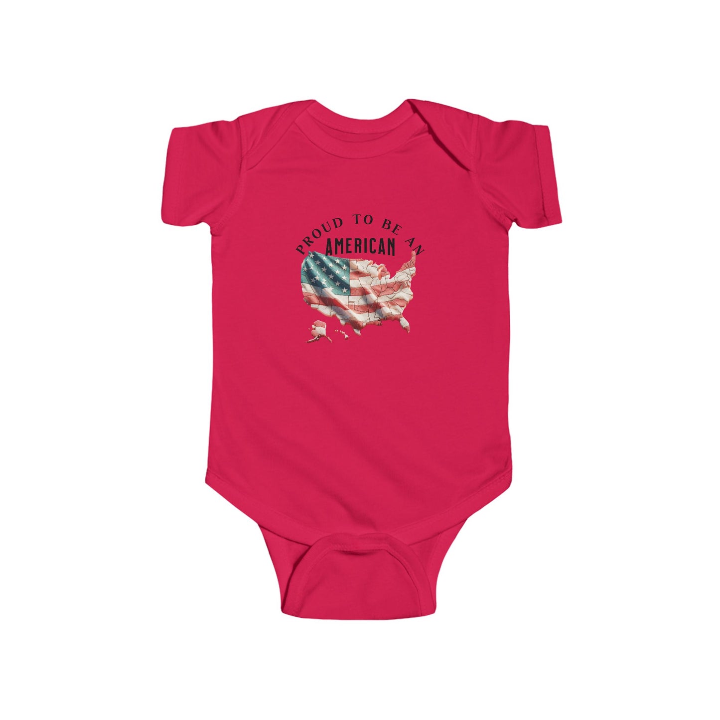 Proud to be an American Baby Fine Jersey Bodysuit