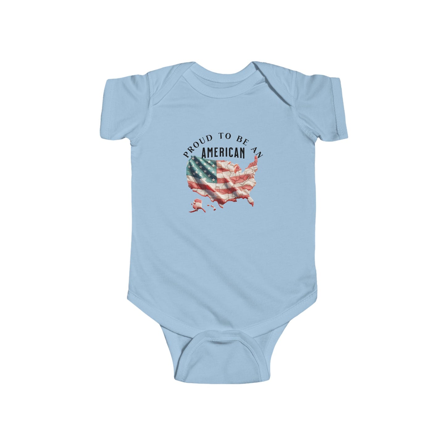 Proud to be an American Baby Fine Jersey Bodysuit