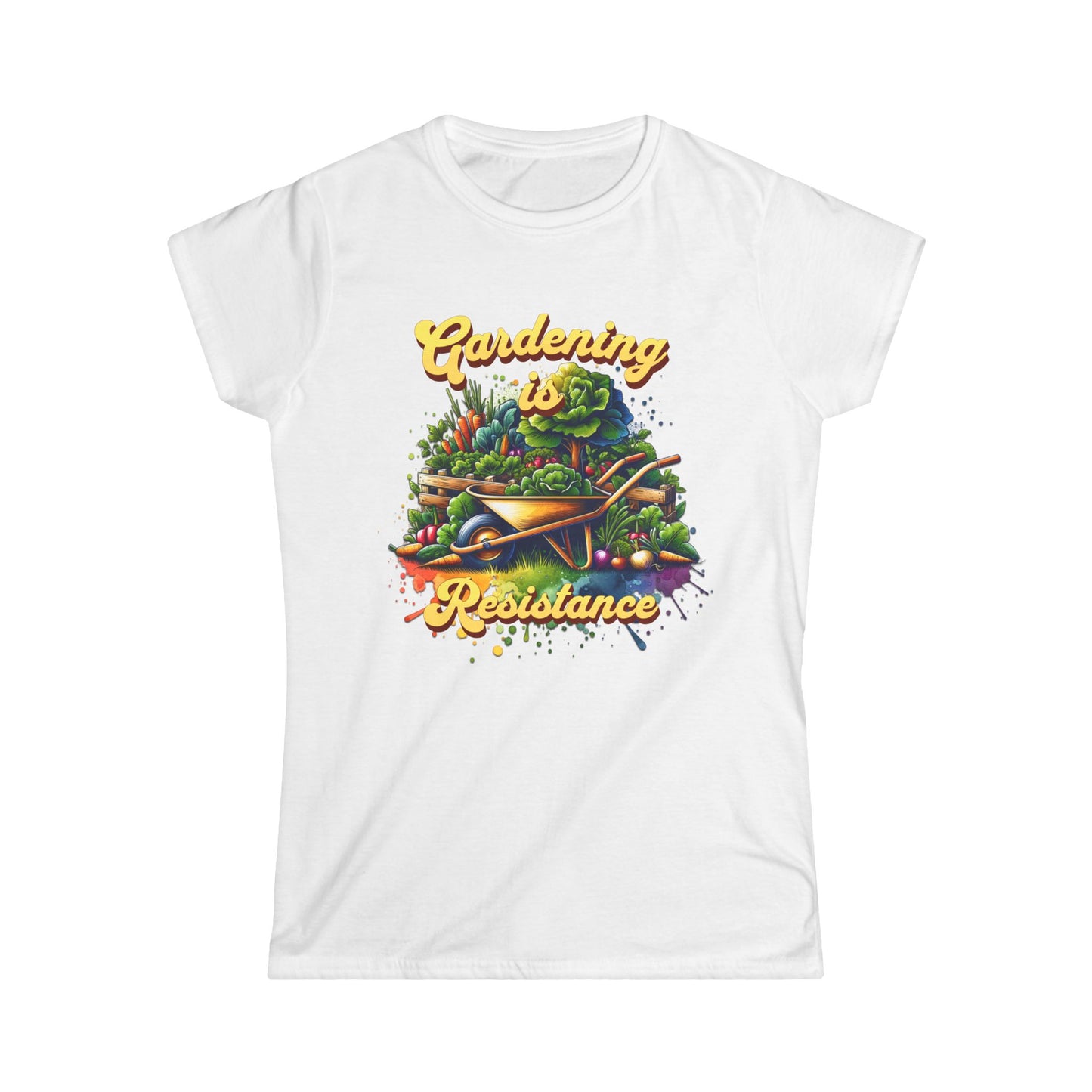 Gardening is Resistance Women's Softstyle Tee