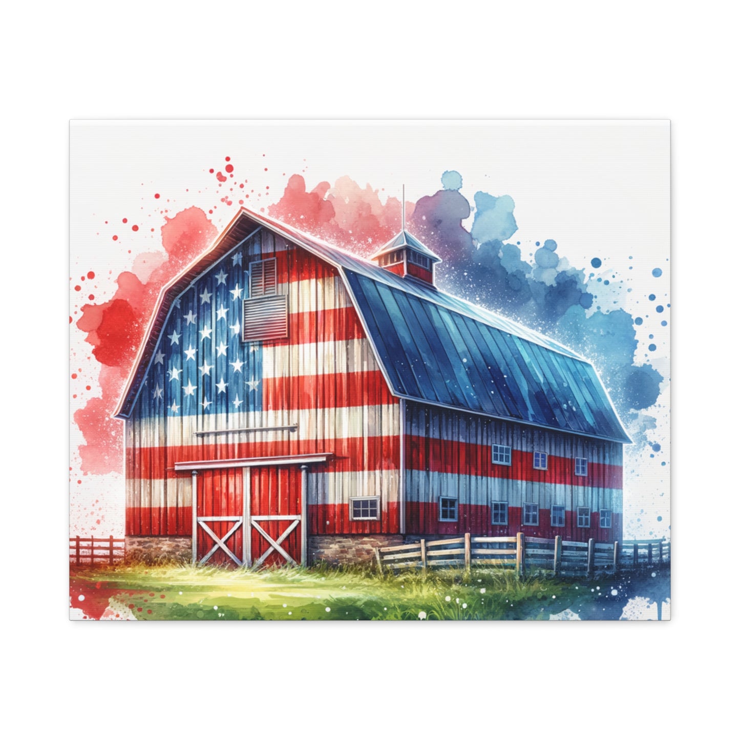 American Barn Matte Canvas, Stretched, 1.25"