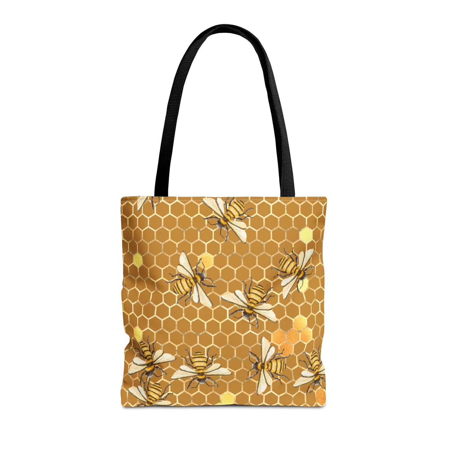 Queen bee Honey Comb, Tote Bag (AOP)